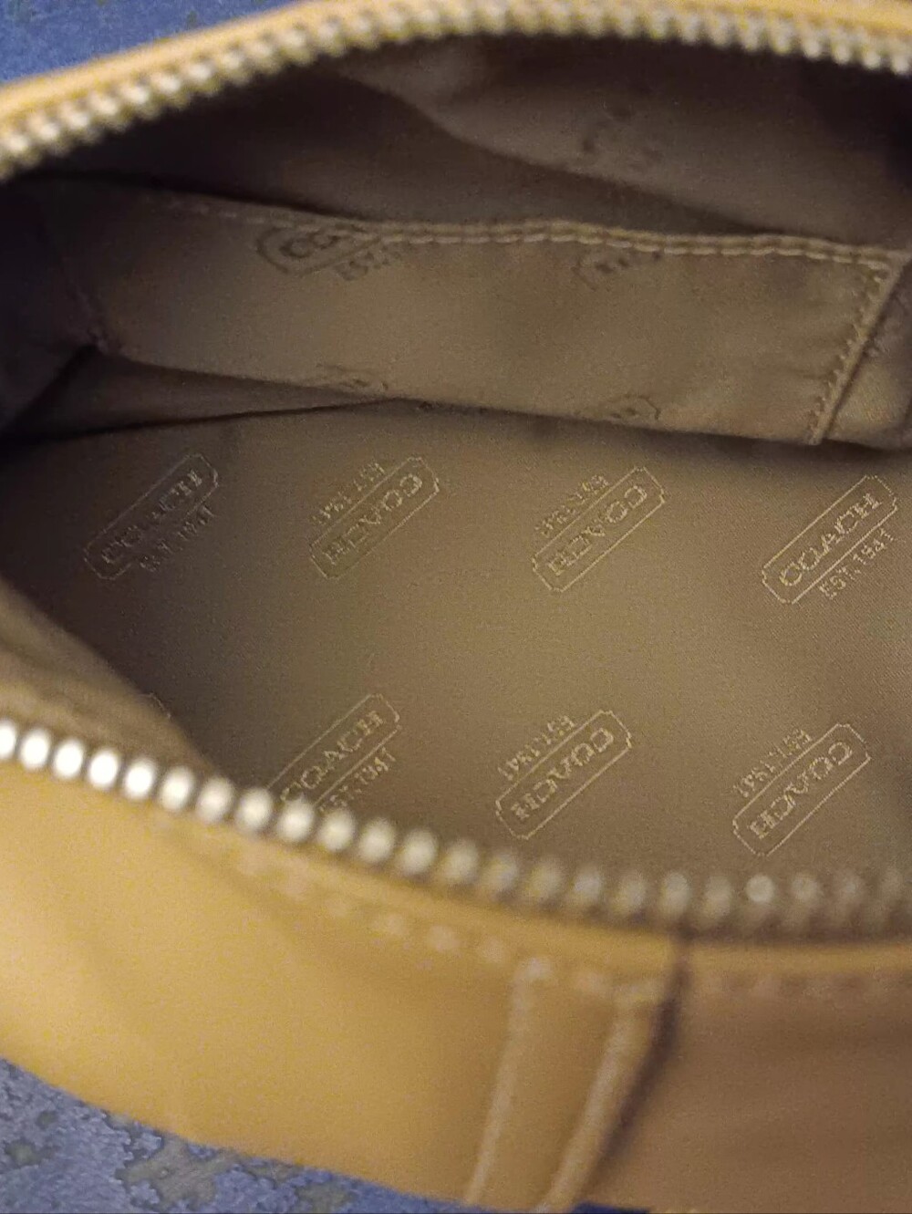 Coach Vintage Leather Shoulder Bag in Taupe Pink - Picture 7 of 7